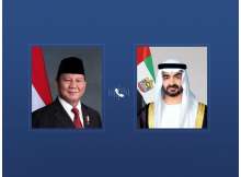 الرئيسان الإماراتي والإندونيسي