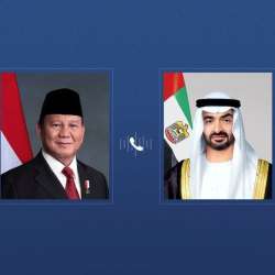 الرئيسان الإماراتي والإندونيسي