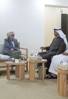 رئيس الدولة والوزيرة الفرنسية