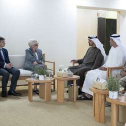 رئيس الدولة والوزيرة الفرنسية