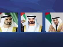 رئيس الإمارات ونائباه