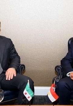 وزيرا خارجية مصر وسوريا