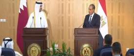 وزيرا خارجية مصر وقطر - أرشيفية