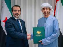 وزيرا خارجية الإمارات وسوريا