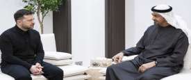 الرئيسان الإماراتي والأوكراني