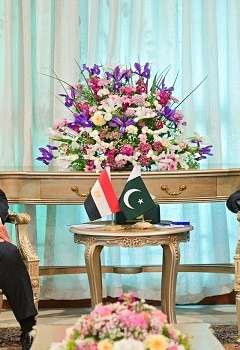 وزيرا خارجية باكستان ومصر