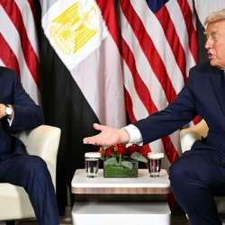 الرئيسان ترامب والسيسي