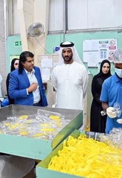 زيارة عبدالله بن طوق المري الميدانية