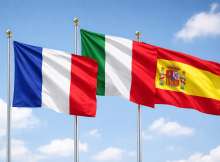 إسبانيا وإيطاليا وفرنسا