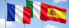 إسبانيا وإيطاليا وفرنسا