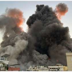 غارة جوية على الضاحية 