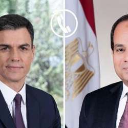 السيسي وبيدرو سانشيز