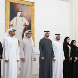 رئيس الدولة وقيادات برنامج نافس - صورة أرشيفية