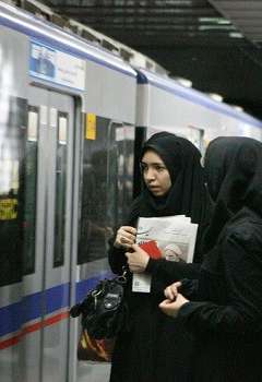 القطارات في ايران