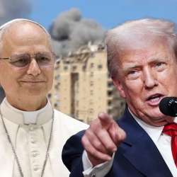 دونالد ترامب وبابا الفاتيكان