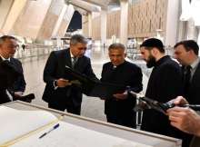 زيارة رئيس تتارستان للمتحف المصري الكبير