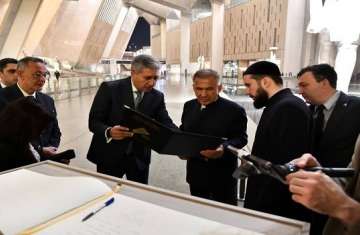 زيارة رئيس تتارستان للمتحف المصري الكبير