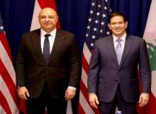 الرئيس اللبناني جوزيف عون ووزير الخارجية الأميركي ماركو روبيو