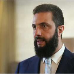 الرئيس السوري أحمد الشرع