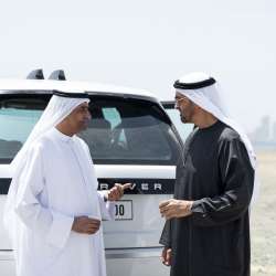 جولة رئيس الدولة في ميناء الفجيرة