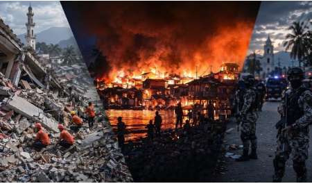 حوادث العالم| زلزال في إندونيسيا وحريق 200 منزل في ماليزيا ومقتل 8 بهجوم مسلح في المكسيك