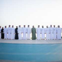 زيارة حاكم دبي لمشروع شاطىء الممزر