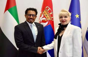 سعادة أحمد حاتم المنهالي و معالي ياغودا لازاريفيتش