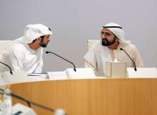 محمد بن راشد وولي عهده