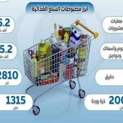 أبرز مضبوطات السلع الغذائية