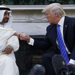 دونالد ترامب والشيخ محمد بن زايد - أرشيفية