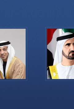 محمد بن راشد ومنصور بن زايد