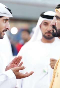 محمد بن راشد وحمدان بن محمد