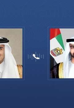  الشيخ محمد بن زايد و الشيخ تميم بن حمد