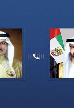 الشيخ محمد بن زايد و الملك حمد بن عيسى