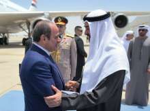 محمد بن زايد والرئيس السيسي