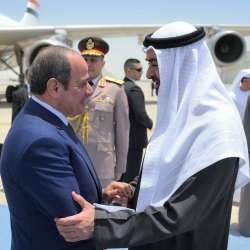 محمد بن زايد والرئيس السيسي