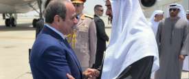 محمد بن زايد والرئيس السيسي