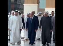 الرئيسان الإماراتي والمصري في مول ياس