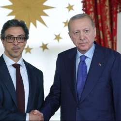 رجيب طيب أردوغان والشيخ منصور بن زايد