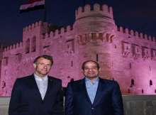 الرئيس المصري عبد الفتاح السيسي و الرئيس الفرنسي إيمانويل ماكرون