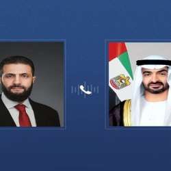 الشيخ محمد بن زايد و فخامة أحمد الشرع