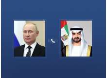 رئيس الإمارات ورئيس روسيا