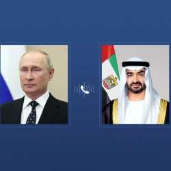 رئيس الإمارات ورئيس روسيا