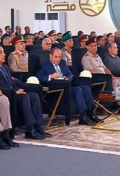 الرئيس السيسي في افتتاح مشروع 