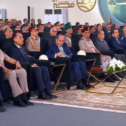 الرئيس السيسي في افتتاح مشروع 