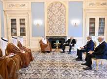 رئيس أذربيجان وسهيل المزروعي