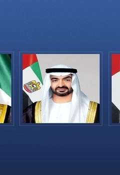 رئيس الدولة ونائباه يهنئون رئيس الجبل الأسود بذكرى استقلال بلاده
