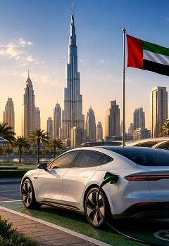 صدارة إماراتية إقليمية في السيارات الكهربائية
