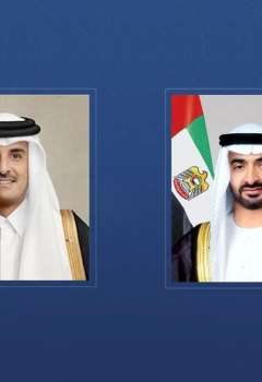 محمد بن زايد وتميم بن حمد