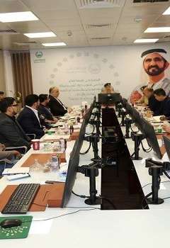 لقاء شرطة دبي مع شركات التوصيل